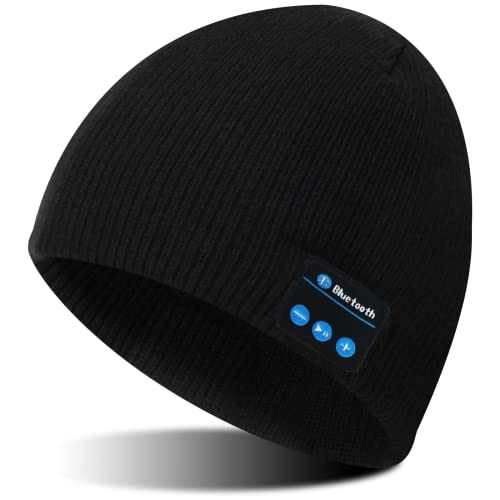 Friction Winter Stereo Bluetooth Music Call Practical And Leisure Outdoor Sports Headwear Warm Knitted Hat Sports Woolen Hat