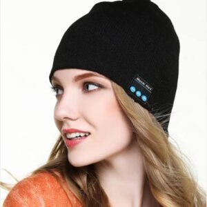 Friction Winter Stereo Bluetooth Music Call Practical And Leisure Outdoor Sports Headwear Warm Knitted Hat Sports Woolen Hat