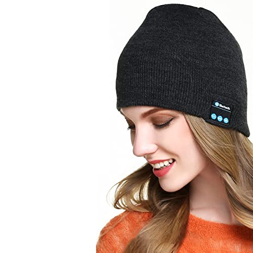 Friction Winter Stereo Bluetooth Music Call Practical And Leisure Outdoor Sports Headwear Warm Knitted Hat Sports Woolen Hat