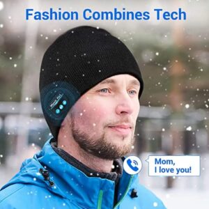 Friction Winter Stereo Bluetooth Music Call Practical And Leisure Outdoor Sports Headwear Warm Knitted Hat Sports Woolen Hat