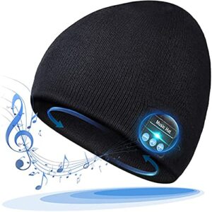 Friction Winter Stereo Bluetooth Music Call Practical And Leisure Outdoor Sports Headwear Warm Knitted Hat Sports Woolen Hat