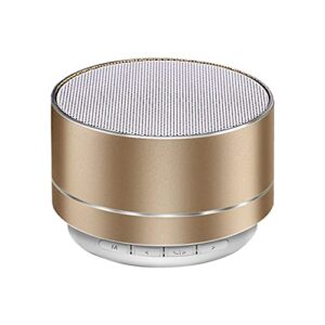 this is your time wireless bluetooth audio small steel cannon subwoofer mini portable gift card bluetooth speaker,gold