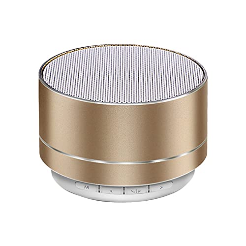 This Is Your Time Wireless Bluetooth Audio Small Steel Cannon Subwoofer Mini Portable Gift Card Bluetooth Speaker,gold