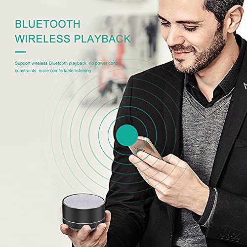 This Is Your Time Wireless Bluetooth Audio Small Steel Cannon Subwoofer Mini Portable Gift Card Bluetooth Speaker,gold