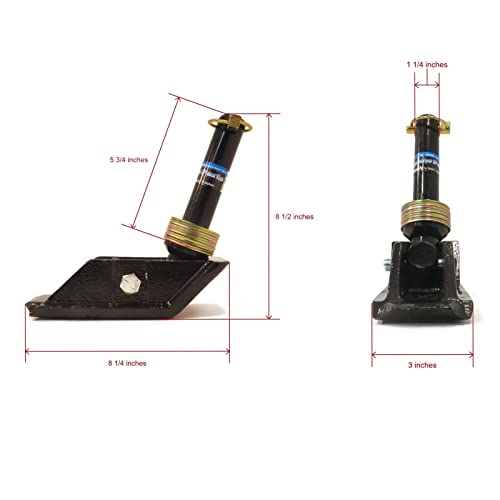 The ROP Shop | Heavy Duty Set of 2 Plow Shoes & 27" Blade Guides for Maxim 413605, 410003