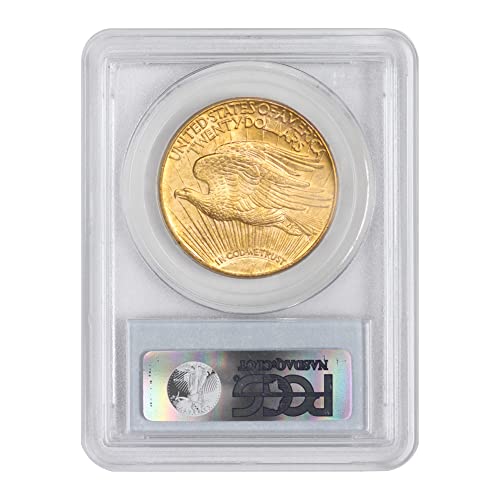 1924 American Gold Saint Gaudens Double Eagle MS-63 by Mint State Gold $20 MS63 PCGS