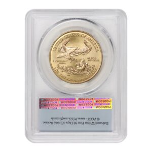 2007 1oz American Gold Eagle MS-70 First Strike by Mint State Gold $50 MS70 PCGS