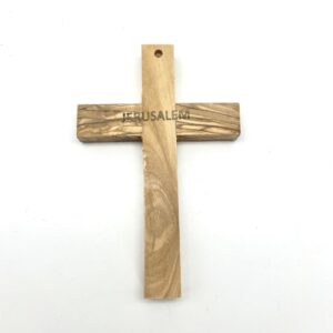 Olive Wood Wall Cross from Bethlehem, Wall Hanging Wooden Cross, confirmation cross gift, Baptism Gifts, Holy Wall cross, Hand Made religious décor Cross From the Holy Land (Medium Cross 6.2" x 4.2")