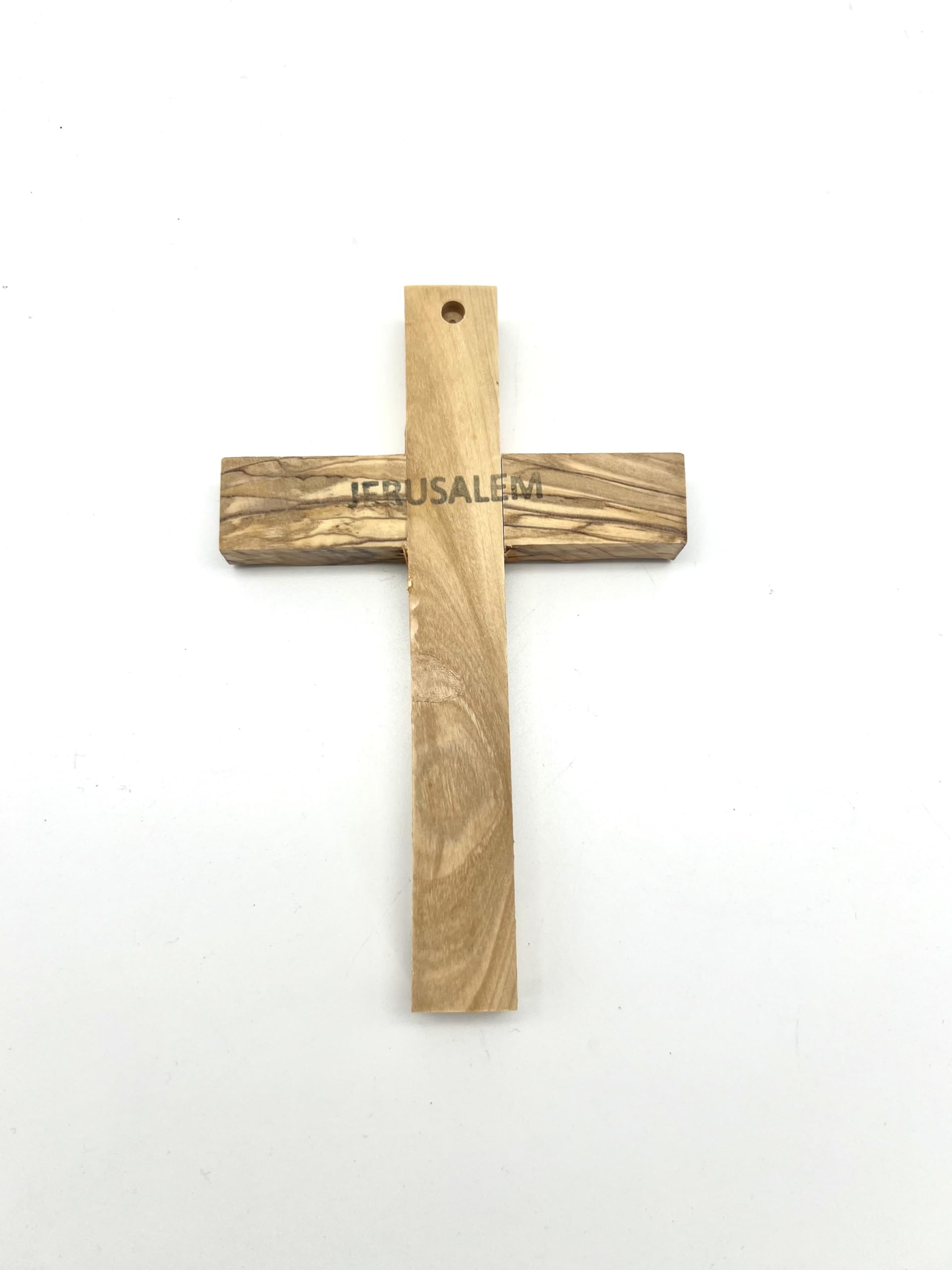 Olive Wood Wall Cross from Bethlehem, Wall Hanging Wooden Cross, confirmation cross gift, Baptism Gifts, Holy Wall cross, Hand Made religious décor Cross From the Holy Land (Medium Cross 6.2" x 4.2")