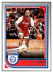 p.j. tucker 2022-23 panini nba hoops #101 nm+-mt+ nba basketball 76ers