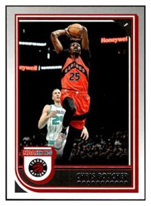 chris boucher 2022-23 panini nba hoops #42 nm+-mt+ nba basketball raptors