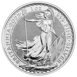 2023 UK King Charles British 1 oz Silver Britannia Pound Uncirculated