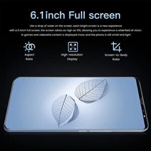 Zopsc M10 Pro 5.5 inch Smartphone for Android 11.0 Support 2.4G 5G WiFi 2GB 16GB 5M 8M 4800mAh MT6580 8 Core CPU 1920 * 1080 100 240V Blue Grey