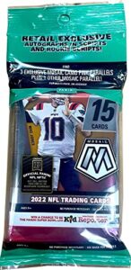 2022 panini mosaic football cello 15 card multi pack brock purdy rookie year packs superior sports investments