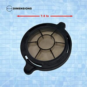 Poolzilla Replacement Pool Pump Basket Cover, Compatible with Splapool Above-Ground and In-Ground Pool Pumps, Comes with O-Ring