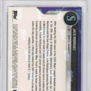 Graded 2022 Topps Now Julio Rodriguez #899 Rookie RC Baseball Card PSA 10 Gem Mint