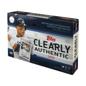 2020 topps clearly authentic baseball hobby box