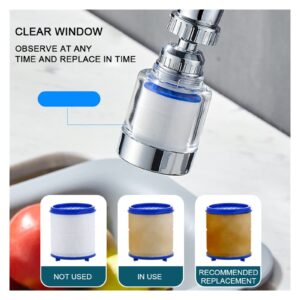 360°Rotation Kitchen Faucet Bathroom Faucet Aerator Water Saving High Pressure Nozzle Tap Adapter Bathroom Sink Spray Shower (Color : 7.5 Filter Faucet)