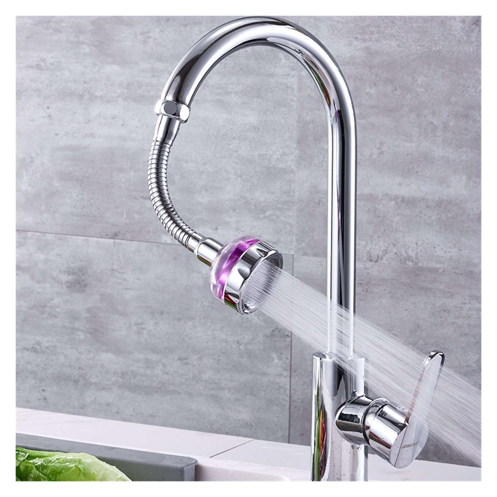 360°Rotation Kitchen Faucet Bathroom Faucet Aerator Water Saving High Pressure Nozzle Tap Adapter Bathroom Sink Spray Shower (Color : 7.5 Filter Faucet)