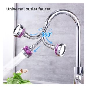 360°Rotation Kitchen Faucet Bathroom Faucet Aerator Water Saving High Pressure Nozzle Tap Adapter Bathroom Sink Spray Shower (Color : 7.5 Filter Faucet)