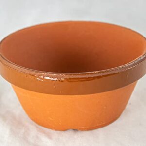 Japanese Tokoname Bonsai Training Pot, Cactus & Succulent Planter with Mesh - 4.25"x 4.25"x 2"