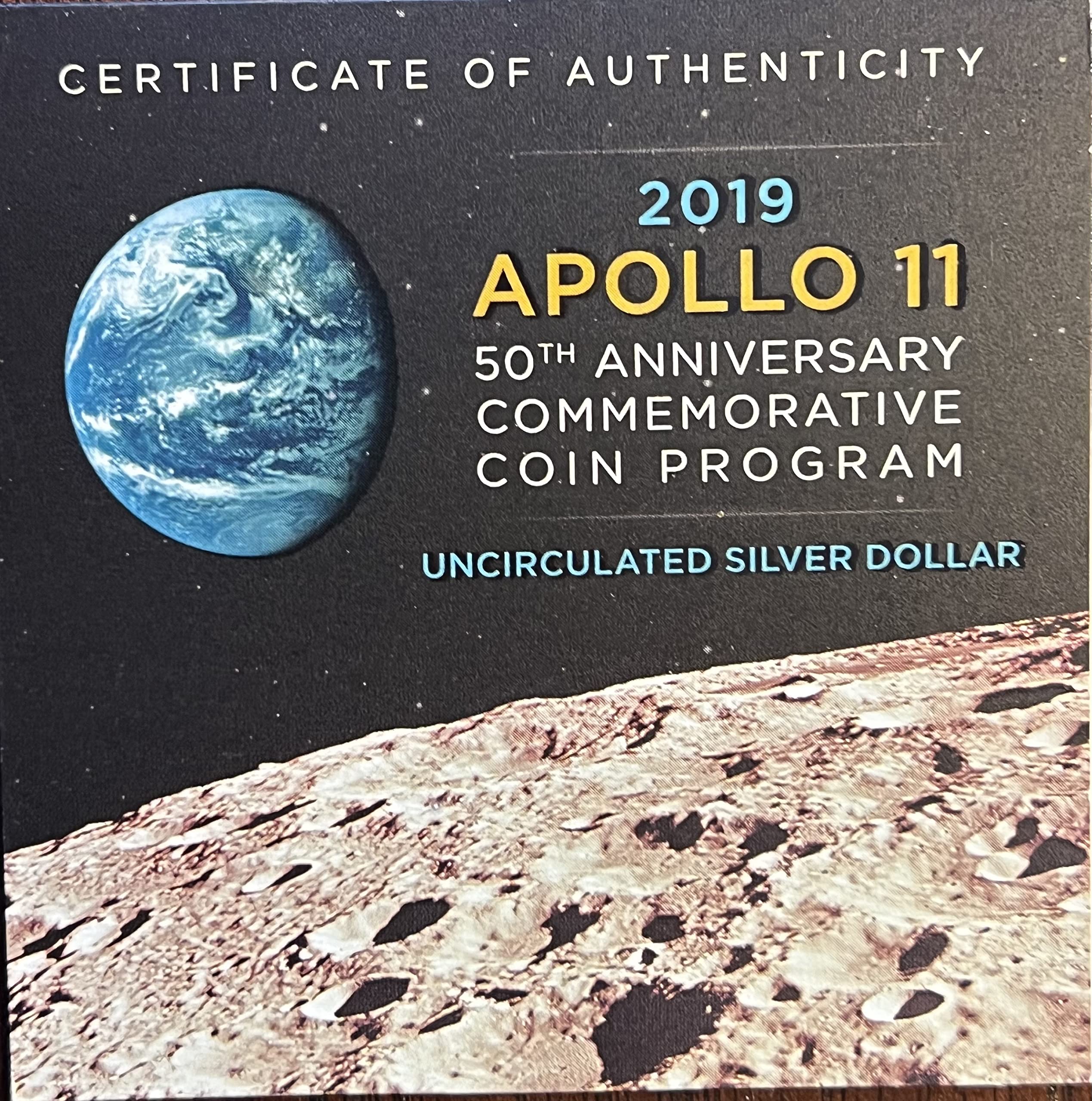 2019 P Apollo 11 50th Anniversary Commemorative Dollar US mint Proof