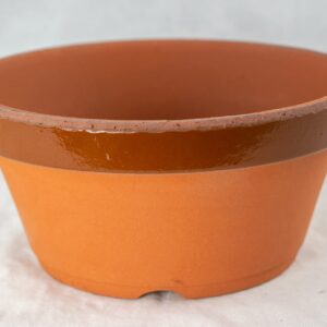 Japanese Tokoname Bonsai Training Pot, Cactus & Succulent Planter with Mesh - 7.25"x 7.25"x 3.25"