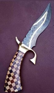 damasca steel pocket knife blade 11 inches