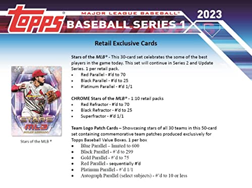 2023 Topps Series 1 Baseball Value Box