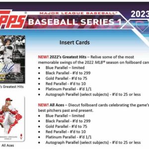 2023 Topps Series 1 Baseball Value Box