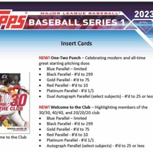 2023 Topps Series 1 Baseball Value Box