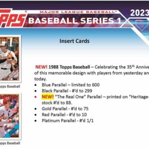 2023 Topps Series 1 Baseball Value Box