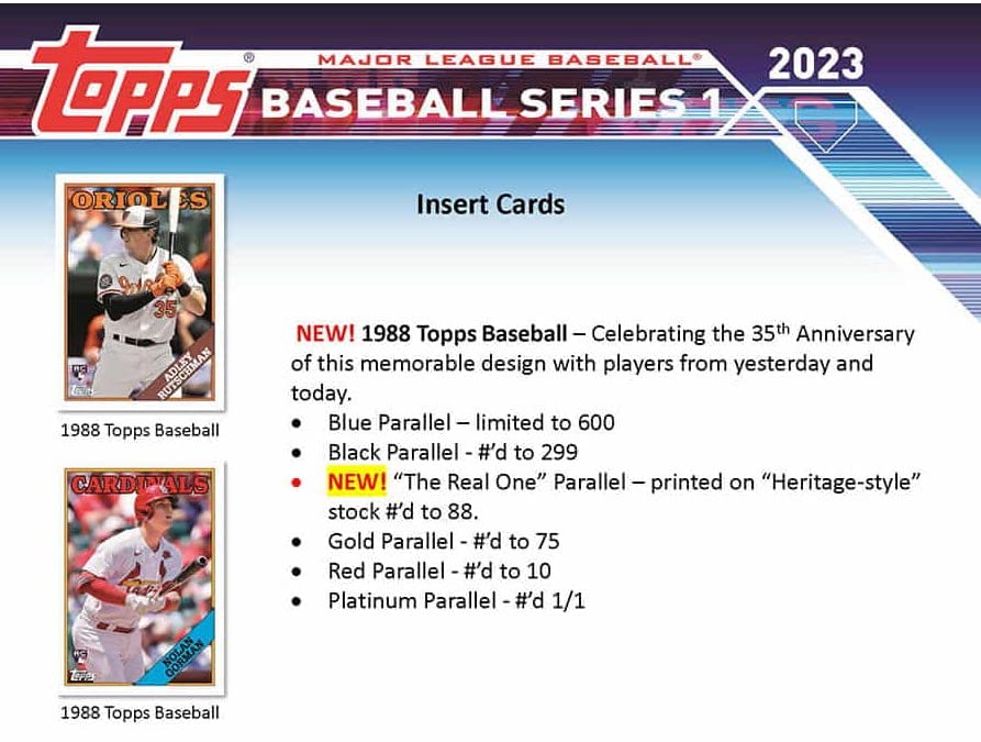 2023 Topps Series 1 Baseball Value Box