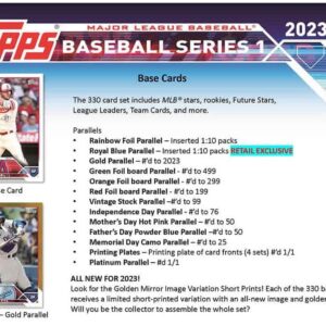 2023 Topps Series 1 Baseball Value Box