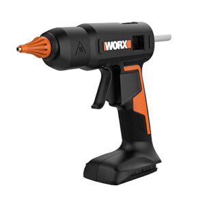 worx 20v power share full-size hot glue gun wx045l.9- (tool only)