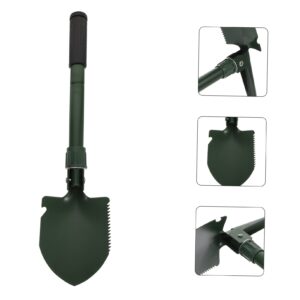 CLISPEED 3 Sets Snow Shovel Tri- Fold Handle Shovel Weeding Shovel Spade Shovel Soil Trowel Multipurpose Tool Pointed Garden Trowel Flower Shovel Beach Shovel Snow Removal Stainless Steel