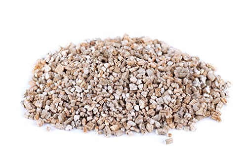 Organic Vermiculite - Small Granules - Excellent Soil Amendment for Plants and Bonsai (4 Quarts)