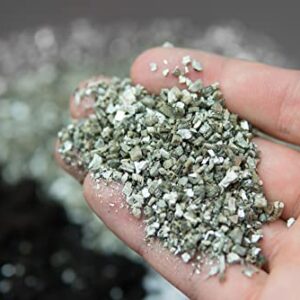 Organic Vermiculite - Small Granules - Excellent Soil Amendment for Plants and Bonsai (4 Quarts)