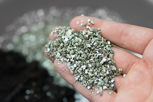 Organic Vermiculite - Small Granules - Excellent Soil Amendment for Plants and Bonsai (4 Quarts)