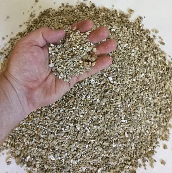 Organic Vermiculite - Small Granules - Excellent Soil Amendment for Plants and Bonsai (4 Quarts)