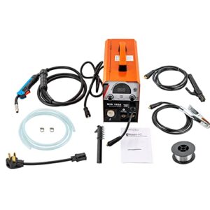 Digital MIG Welder - 165A 110/220V Dual Voltage, Gas/Gasless MIG Welding Machine, Automatic Feed Wire MIG/Lift TIG/ARC 3 in 1 Multiprocess Welder Machine,Support Gas Welding