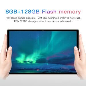 Pomya Tablet, 10 Inch 5G WiFi HD Tablet for Android 11, 8GB RAM 128GB ROM Tablet Supports 4G Network Calls, 7000mAh USB C Rechargeable Tablet for Daily Use