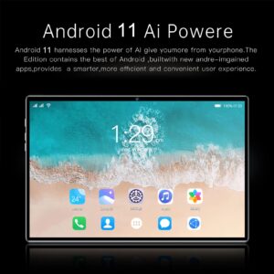 Tablet, 10 Inch 1200x1920 FHD 5G WiFi Tablet with Dual Cameras, 6GB RAM 256GB ROM 2.0GHz Octa Core Tablet for Android 11, Portable HD Tablet for Daily Life