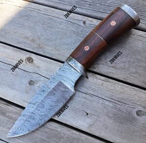 damascus still knife best knife back wooden blade the maska steel blade 8 inches
