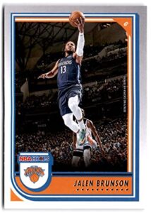 2022-23 panini hoops #121 jalen brunson new york knicks basketball trading card