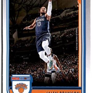 2022-23 Panini Hoops #121 Jalen Brunson New York Knicks Basketball Trading Card