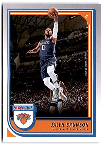 2022-23 Panini Hoops #121 Jalen Brunson New York Knicks Basketball Trading Card