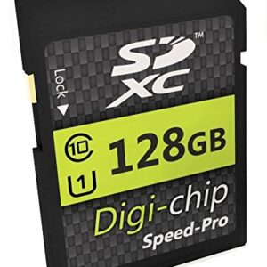 Digi Chip 128GB SDXC Class 10 Memory Card For Kodak PixPro FZ55, FZ45, AZ901, AZ652, AZ405, AZ255 Digital Cameras