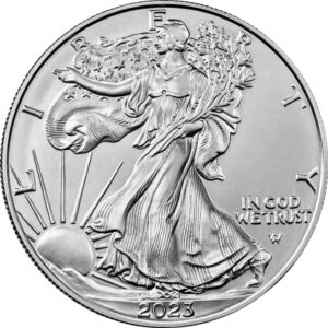 2023 american eagle silver coin 1 oz 999 fine silver $1 brilliant uncirculated new