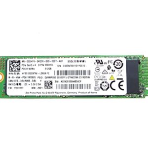 Solid State Drive 5DHY4 05DHY4 KR-05DHY4 Compatible Replacement Spare Part for Dell SK Hynix PC611 HFS512GD9TNI 512GB PCI Express 3.0 x4 TLC NVMe M.2 2280 Internal SSD